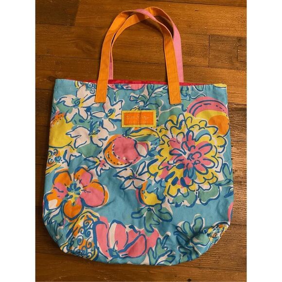 Lilly Pulitzer for Estee Lauder multicolor tote bag - Picture 1 of 7